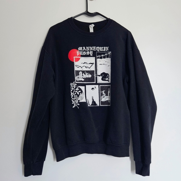 Original Mannequin ***** Crewneck Sweater Band Merch
